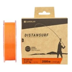Fil Pêche En Surfcasting Orange DISTANSURF -Pêche Boutique fil peche en surfcasting orange distansurf 2