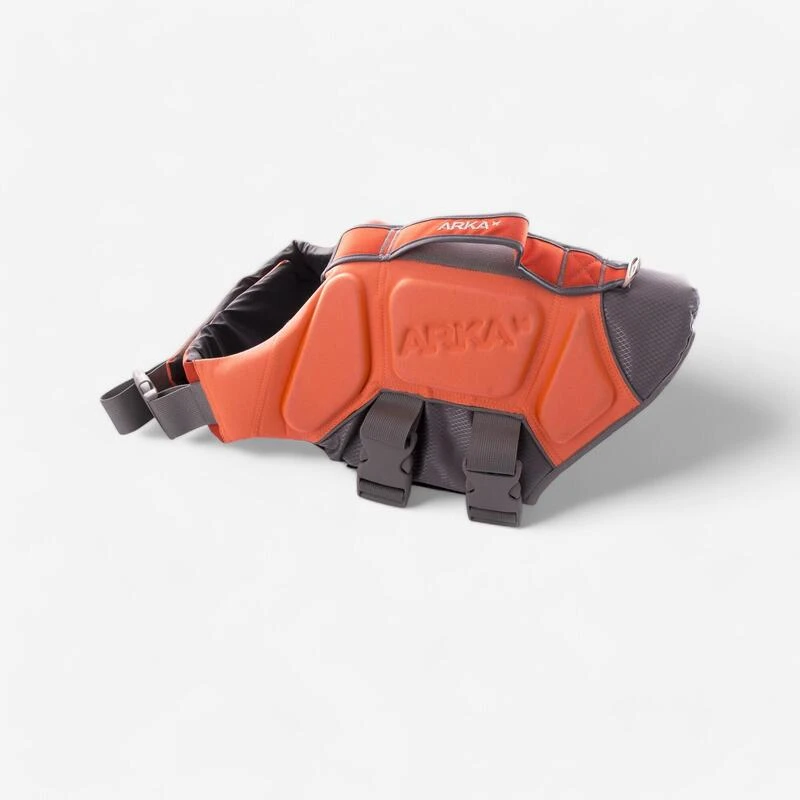 Gilet De Sauvetage Pour Chien ARKA Rouge. 3 Gilet De Sauvetage Pour Chien ARKA Rouge.