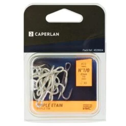 Hameçon TRIPLE TIN Pêche En Mer 10 Hameçon TRIPLE TIN Pêche En Mer -Pêche Boutique hamecon triple tin peche en mer 2