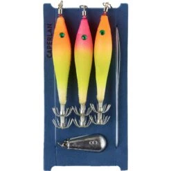 Kit Prêt à Pêcher SW ETU KIT SQ 3 Turluttes Pêche Des Seiches Et Calamars -Pêche Boutique kit pret a pecher sw etu kit sq 3 turluttes peche des seiches et calamars 2