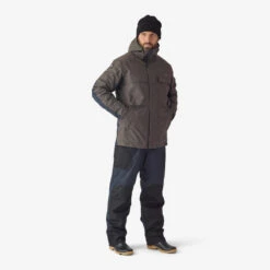 Salopette De Pêche Imperméable Chaude Homme - FO 500 TH Grise -Pêche Boutique salopette de peche impermeable chaude homme fo 500 th grise 7